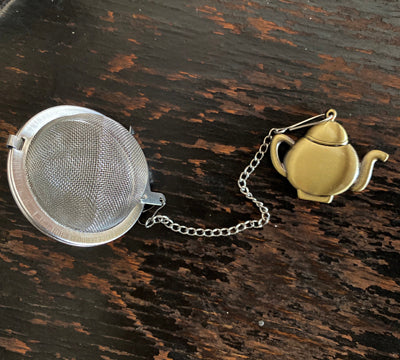 Tea Ball with Bronze Teapot