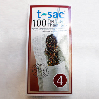 T-SAC #4 Tea Filter Bags - 100 Ct