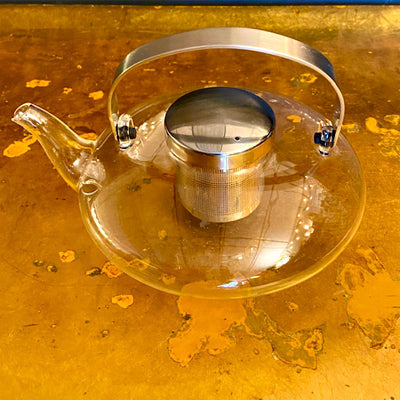 Leaf Glass Teapot