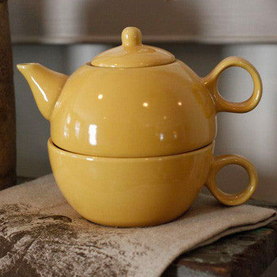 Tea for One Teapot - Yellow